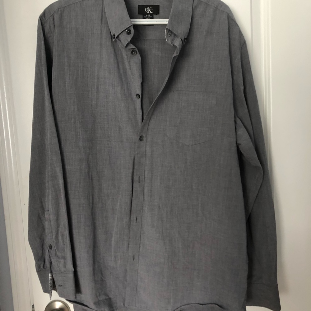 Calvin Klein long sleeve button down shirt